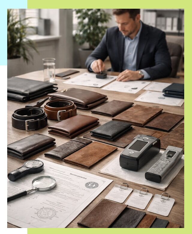 Сертификация кожаных изделий в Ангарске от 12329 р. | Алешин-Нгр