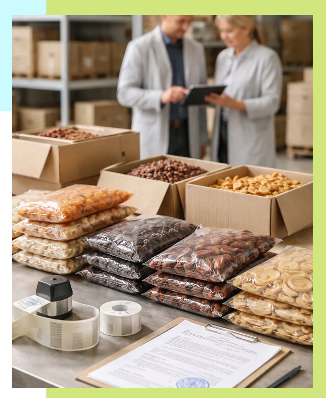 Сертификация сухофруктов в Ангарске от 12329 р. | Алешин-Нгр под ключ