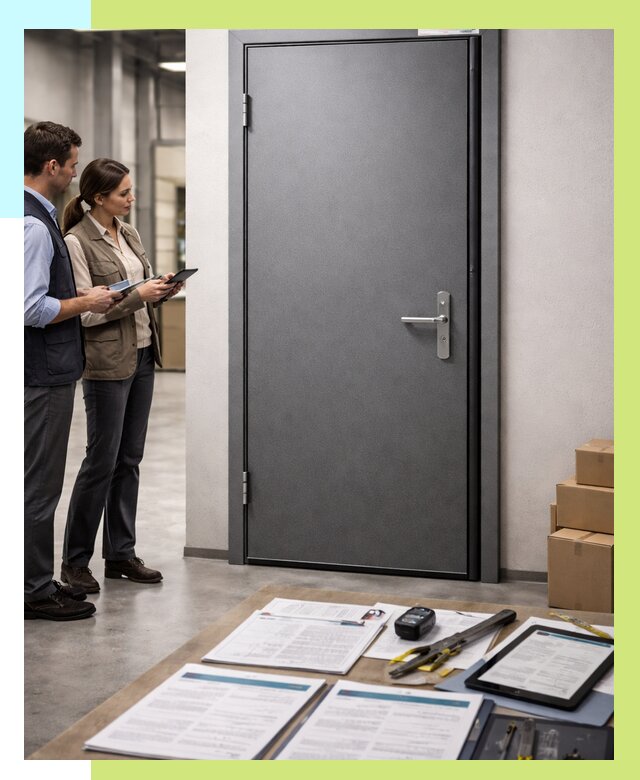 Сертификация противопожарных дверей в Ангарске от 9247 р. | Алешин-Нгр