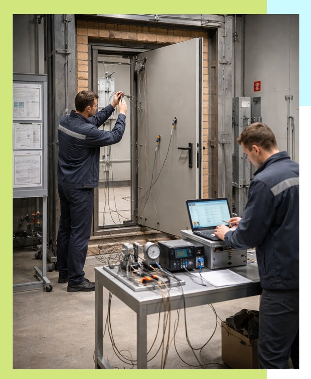 Сертификация противопожарных дверей в Ангарске по ГОСТ и ТР