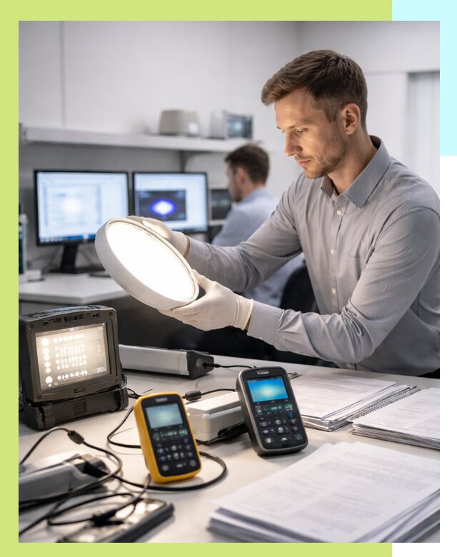 Сертификация светильников в Ангарске: испытания и оформление