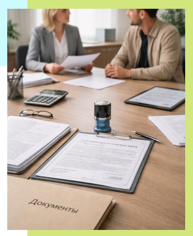 Сертификат соответствия на продукцию в Ангарске от 15411 р.|Алешин-Нгр