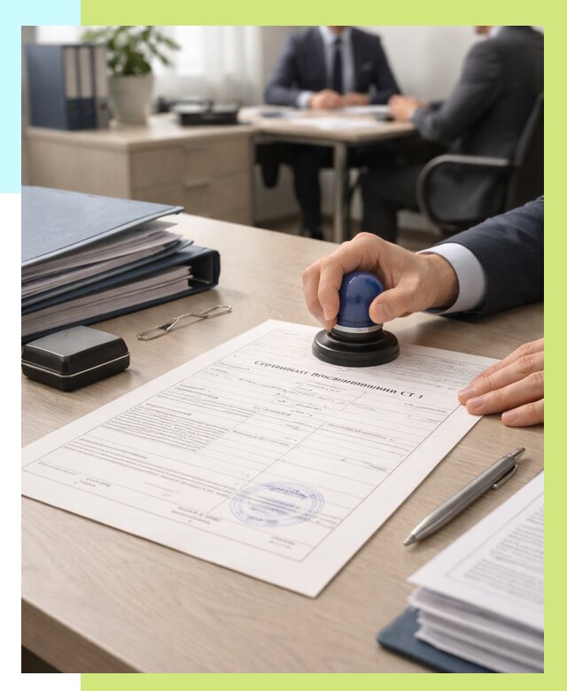 Сертификат происхождения СТ 1 в Ангарске от 4623 р. | Алешин-Нгр